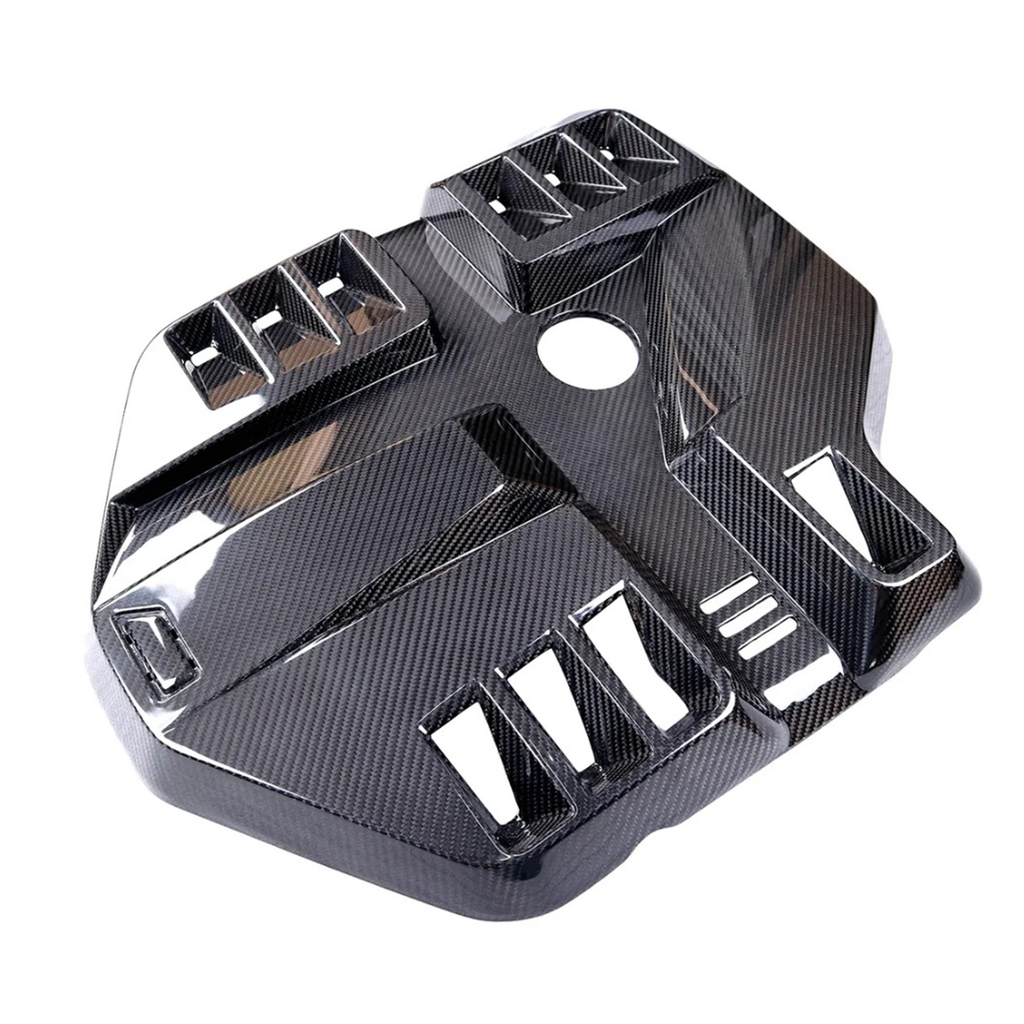 Carbon Fiber Engine Cover (Big Size Replacement) for BMW G87 M2 G80 G81 M3 G82 G83 M4