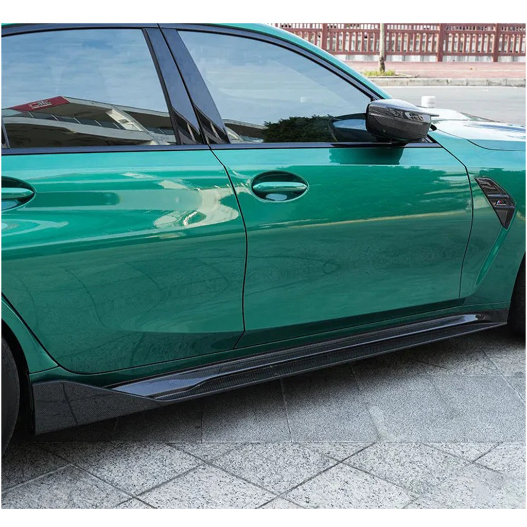 Prepreg Carbon Fiber PT Style Side Skirts for BMW G80 M3 G82 G83 M4