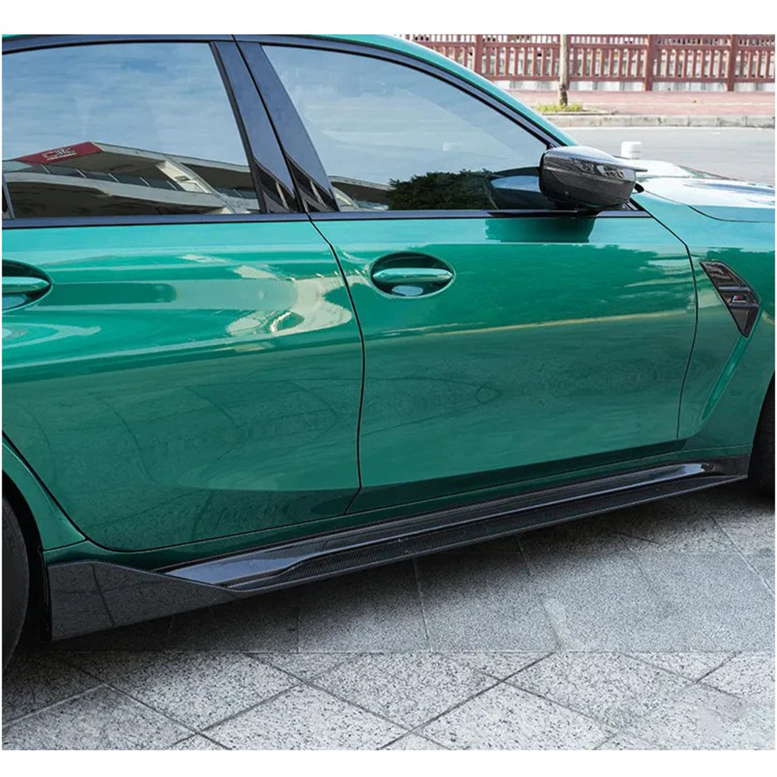 Prepreg Carbon Fiber PT Style Side Skirts for BMW G80 M3 G82 G83 M4