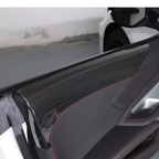 Carbon Fiber Interior Door Upper Panel Trim Cover for Chevrolet Corvette C8