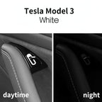 Glow-in-the-Dark Door Handle Stickers for Model 3 (8-Pack) | 2 Colors | Easy Find