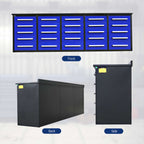 10 ft Heavy Duty Workbench with 25 Drawers
