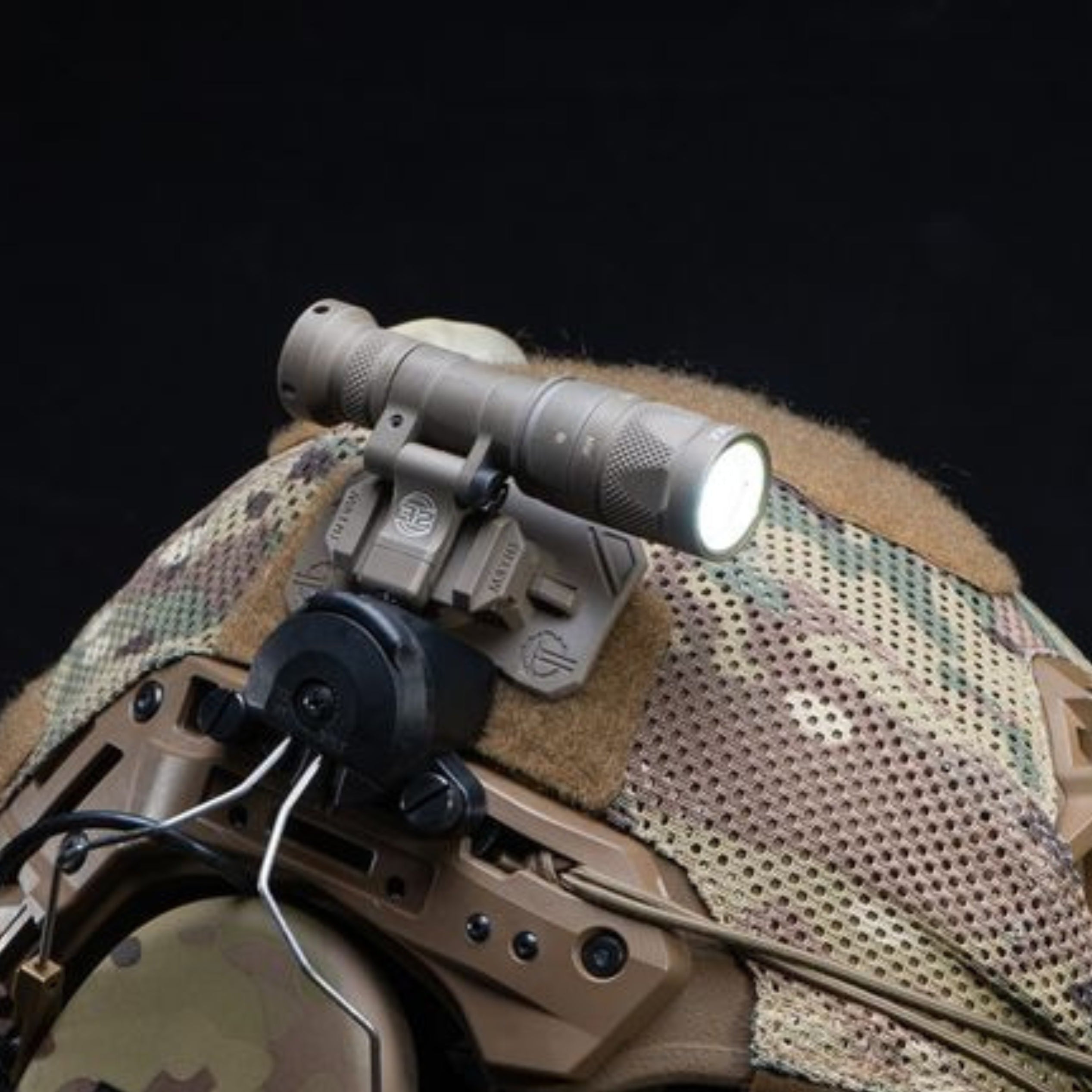 Thyrm VariArc - 360 Degree Helmet Light Mount with Integrated Picatinny Rail