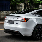 Premium Metal Tail Badge Emblem | Model Y Juniper Launch Edition Style | Easy Install