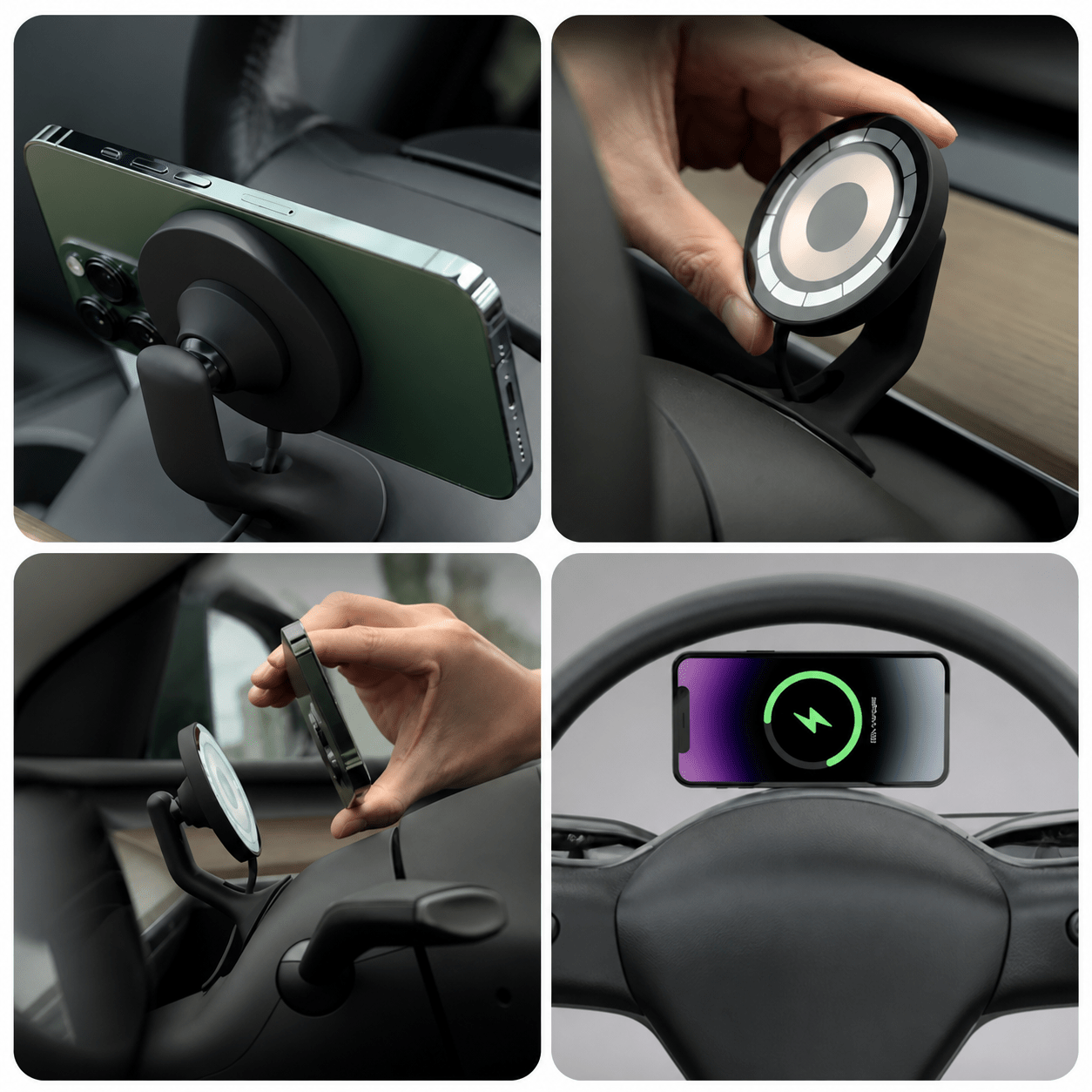 TITA Flexural - Magsafe Wireless Charging Phone Holder for Model Y/3 Highland