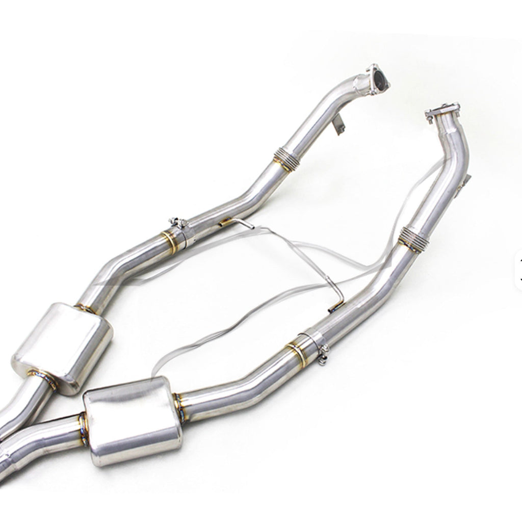 Titanium Valved Catback Exhaust System for Audi Q8 RSQ8 4.0T
