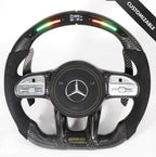 Mercedes-Benz 2020+ AMG Performance Style Customizable Steering Wheel (Fits 2010+ All Models)