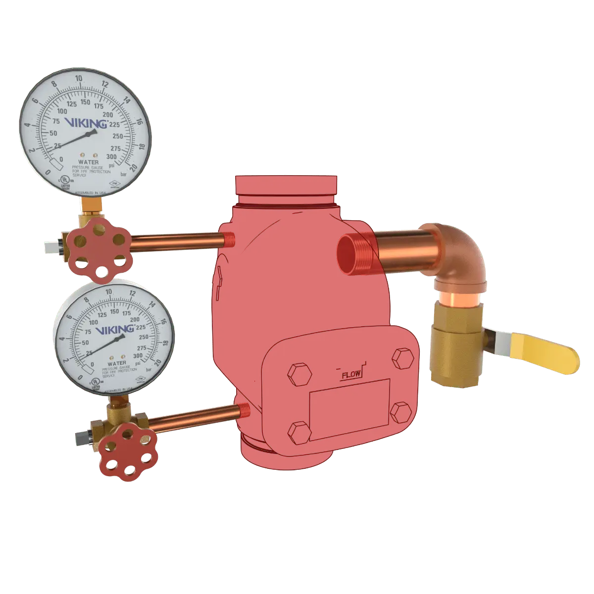 Viking Trim EZR E1 F1 Check Valve for Fire Protection Systems