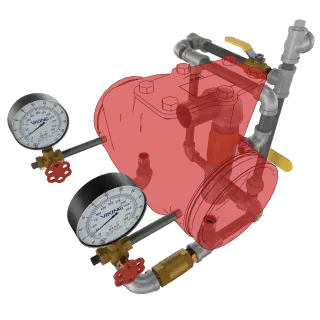 Trim 4" Alarm Hrz J-1 Galvanized Fire Suppression System