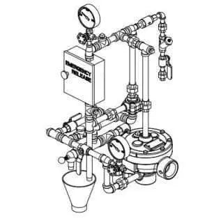 Trim 2" Conventional Deluge Valve in Brass