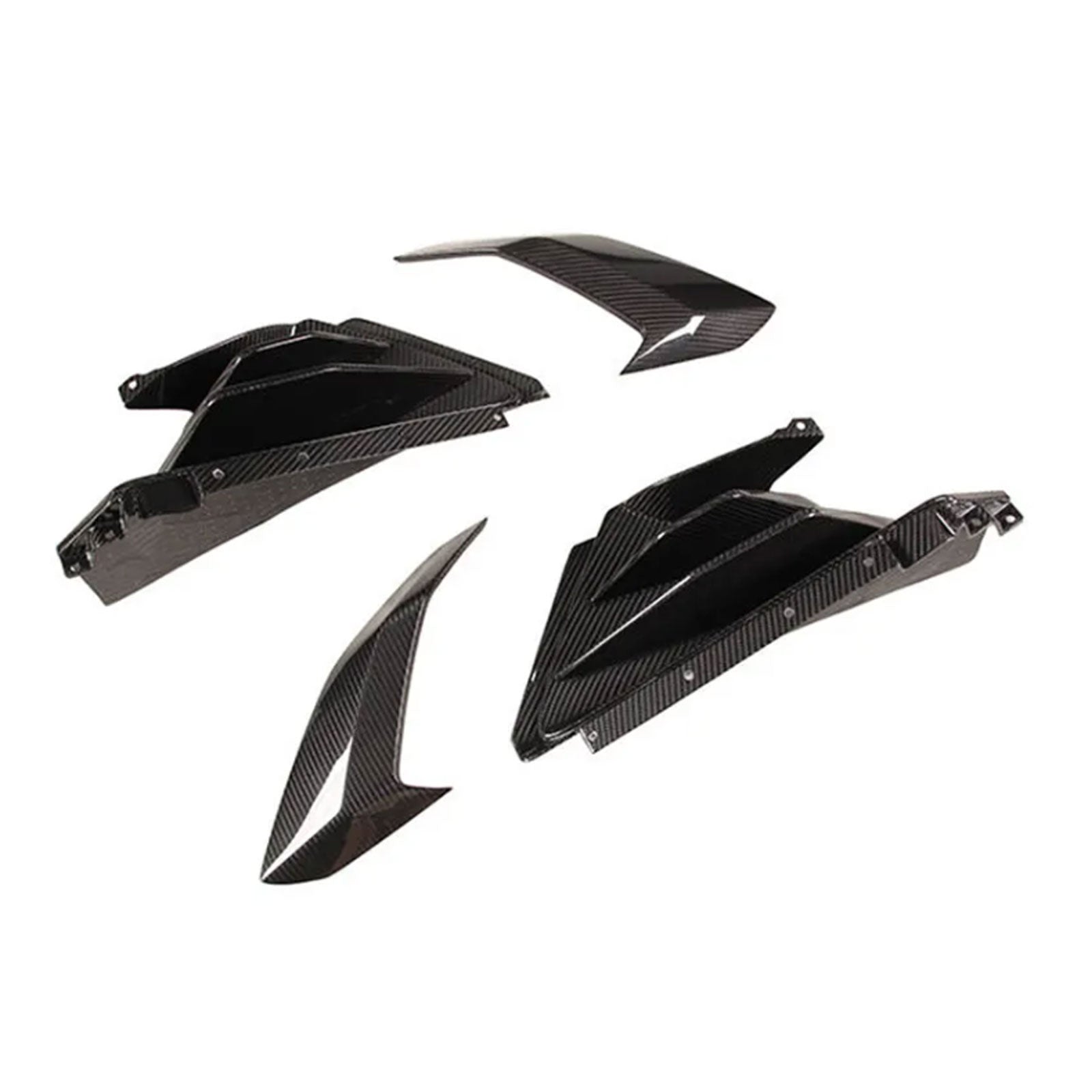 Dry Carbon Fiber Side Skirt Trim for Lamborghini Huracan EVO Tecnica