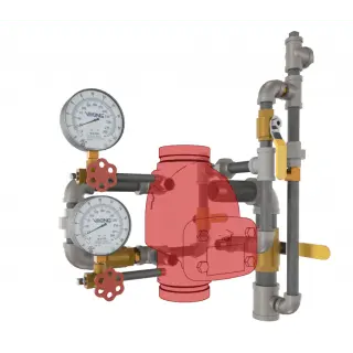 Trim 4" Alarm Vertical J-1 Galvanized Fire Protection