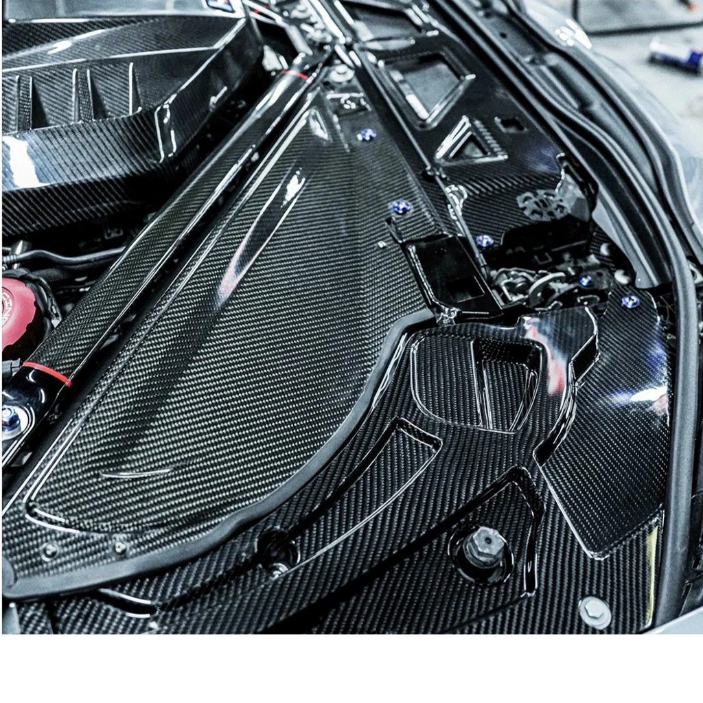 Carbon Fiber Headlamp Covers for BMW G80 G81 M3 G82 G83 M4 G87 M2