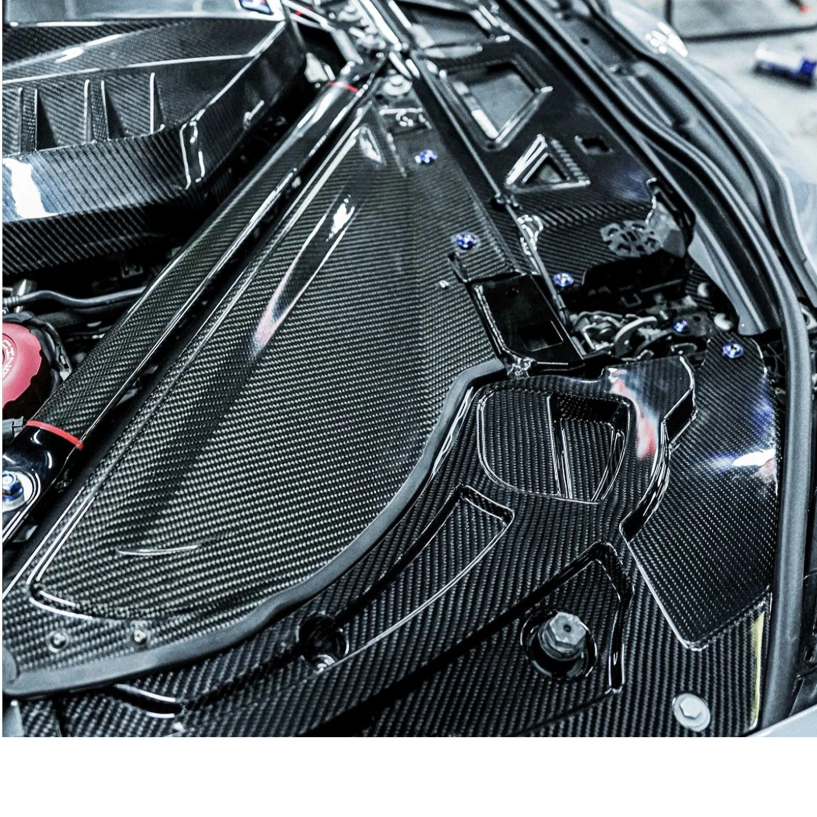 Carbon Fiber Headlamp Covers for BMW G80 G81 M3 G82 G83 M4 G87 M2