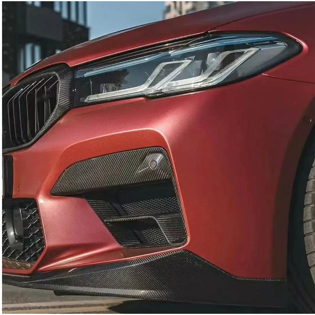 Carbon Fiber Front Bumper Air Vent Covers for BMW F90 M5 G30 5 Series