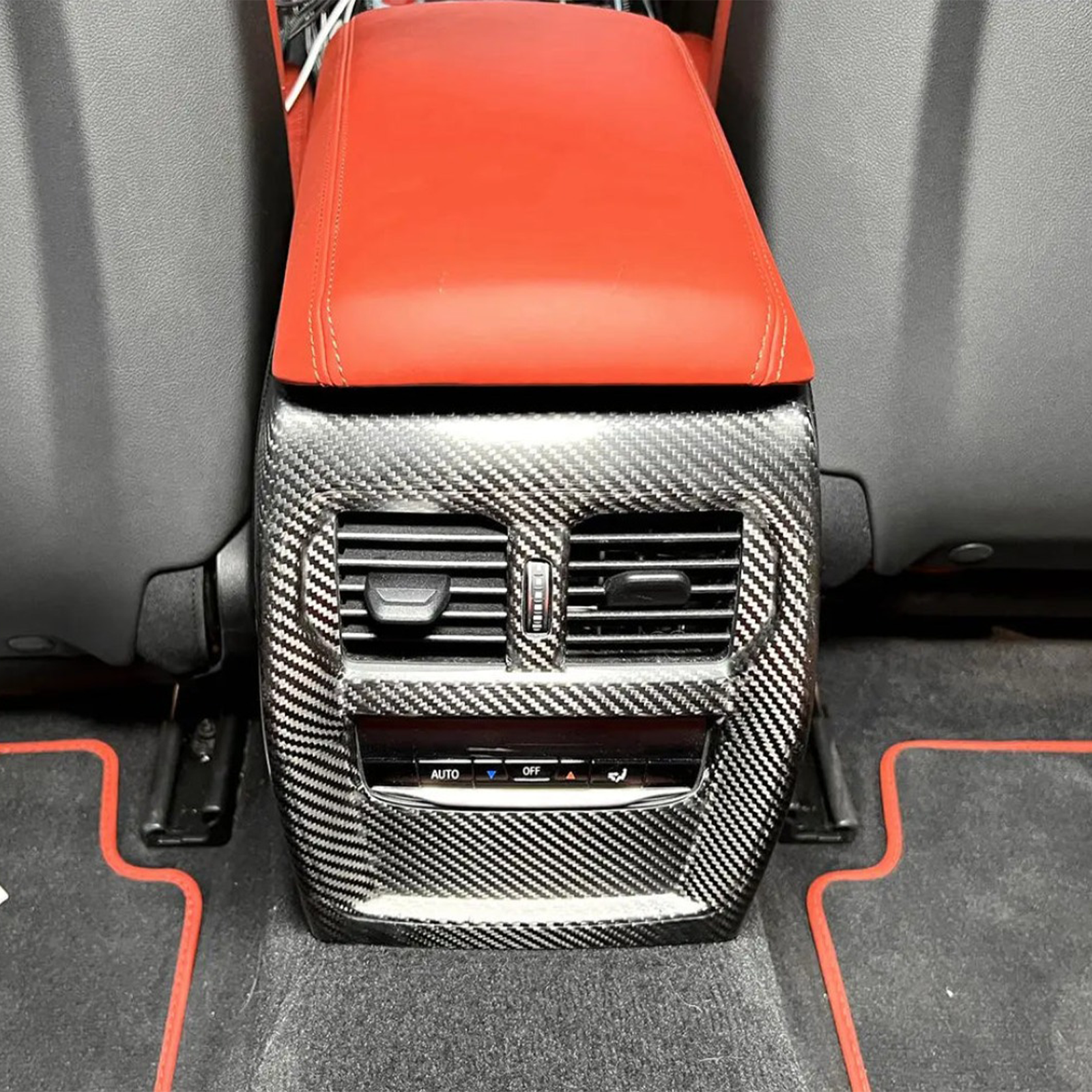 Carbon Fiber Center Console Cover for BMW G80 G81 M3 G82 G83 M4 G87 M2