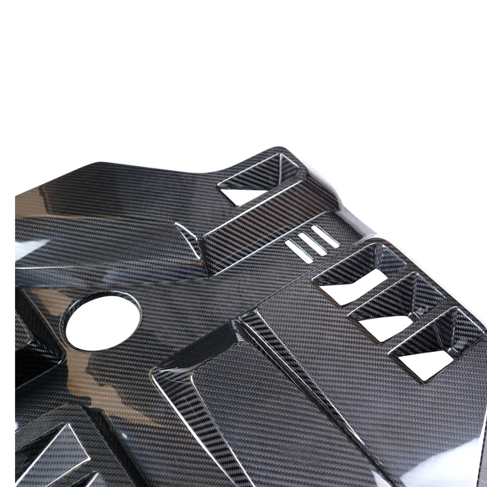 Carbon Fiber Engine Cover (Big Size Replacement) for BMW G87 M2 G80 G81 M3 G82 G83 M4