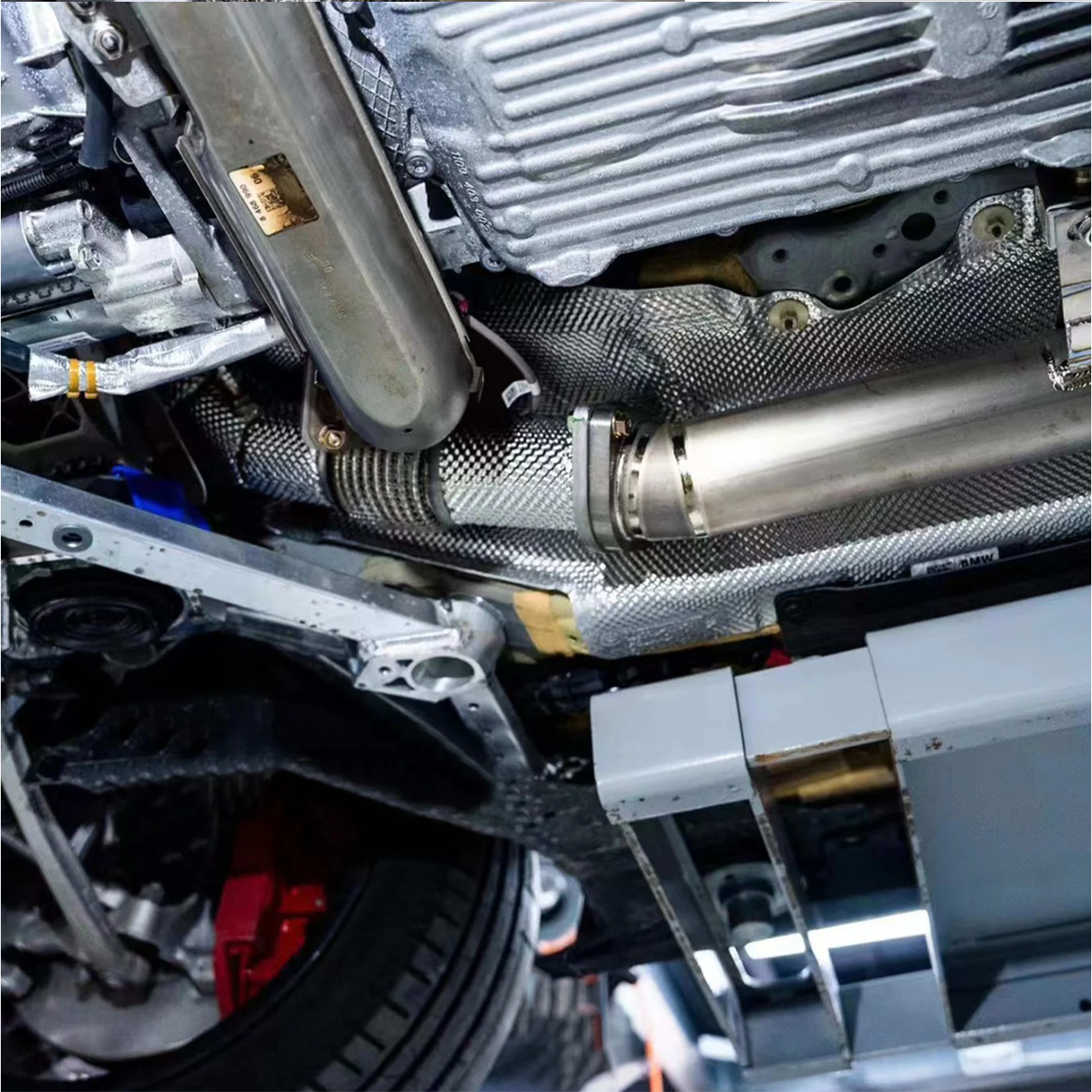 58 Catless Downpipes Heatshield for BMW G8X G80 G82 G83 M3 M4 G87 M2