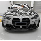 Prepreg Carbon Fiber PT Style Front Bumper Trim for BMW G8X G80 M3 G82 G83 M4