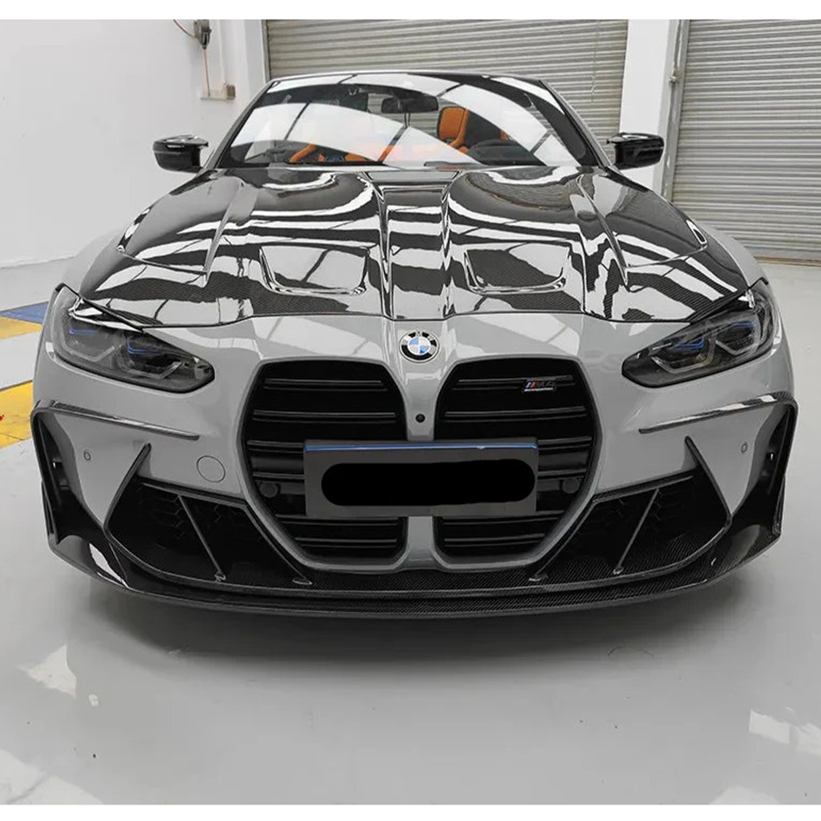 Prepreg Carbon Fiber PT Style Front Bumper Trim for BMW G8X G80 M3 G82 G83 M4