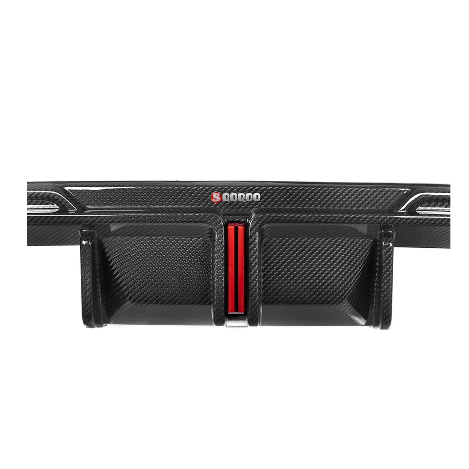 Carbon Fiber Rear Diffuser w/ Brake Light & Splitter for BMW G80 G81 M3 G82 G83 M4