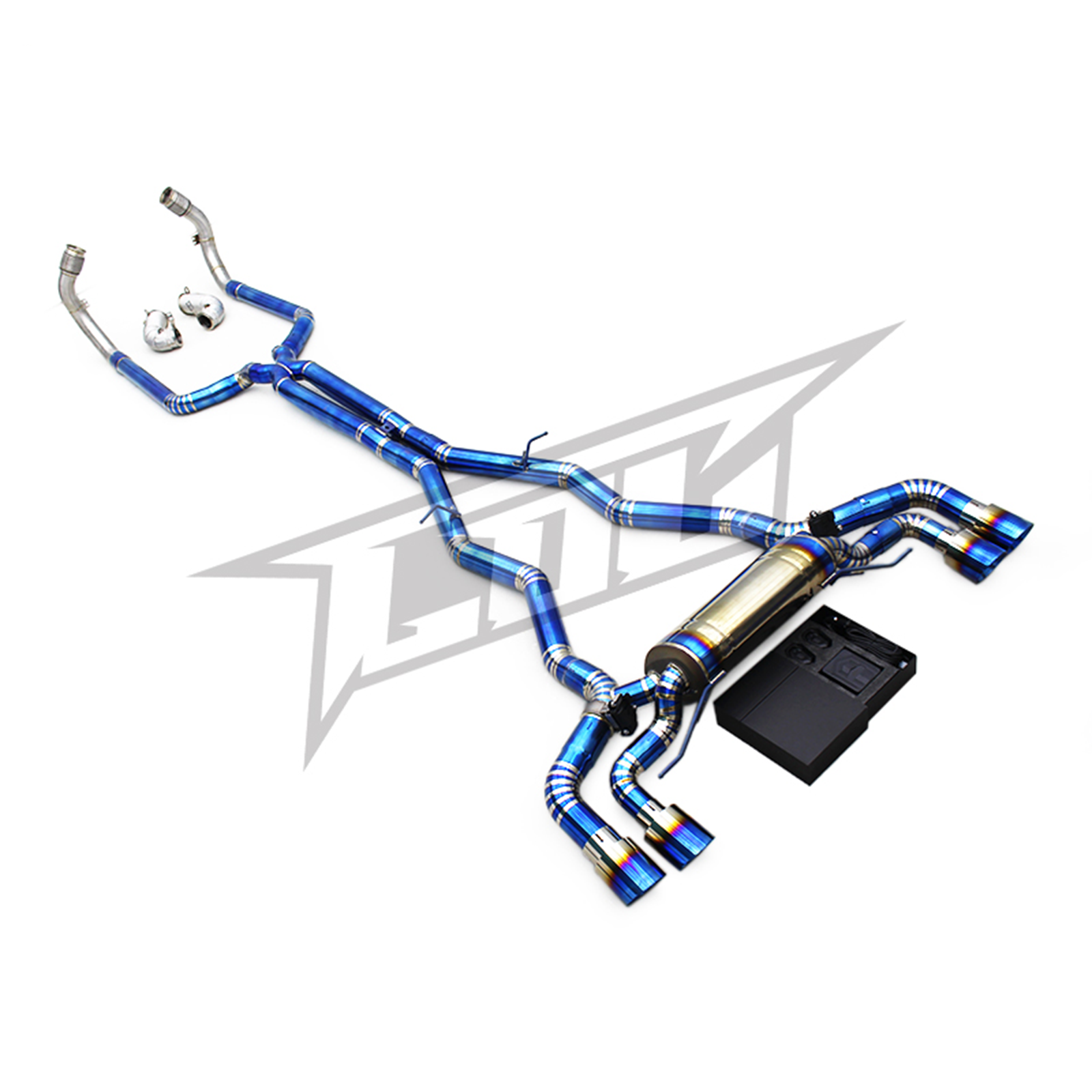 Valved Titanium Catback Exhaust System Downpipe for BMW M5 F90 4.4T