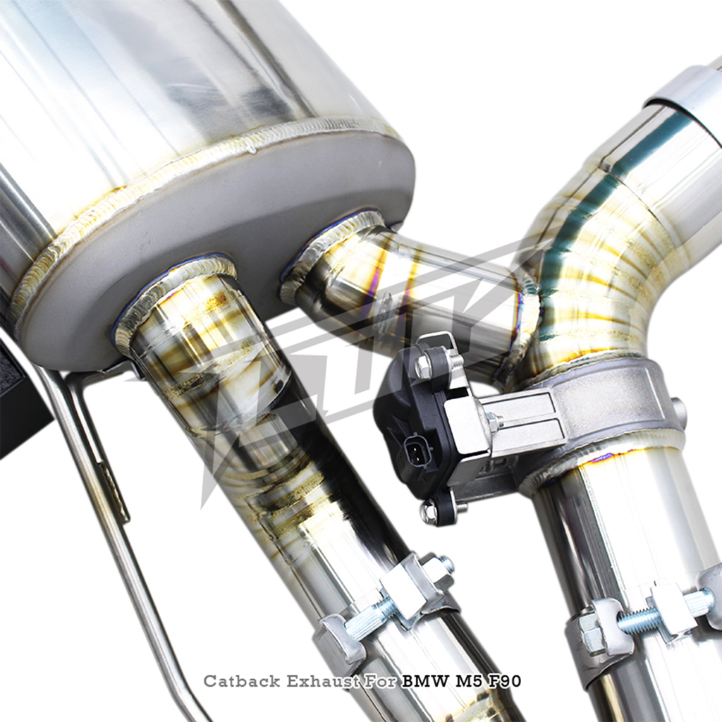 Titanium Valved Catback Exhaust System for BMW M5 F90 4.4T