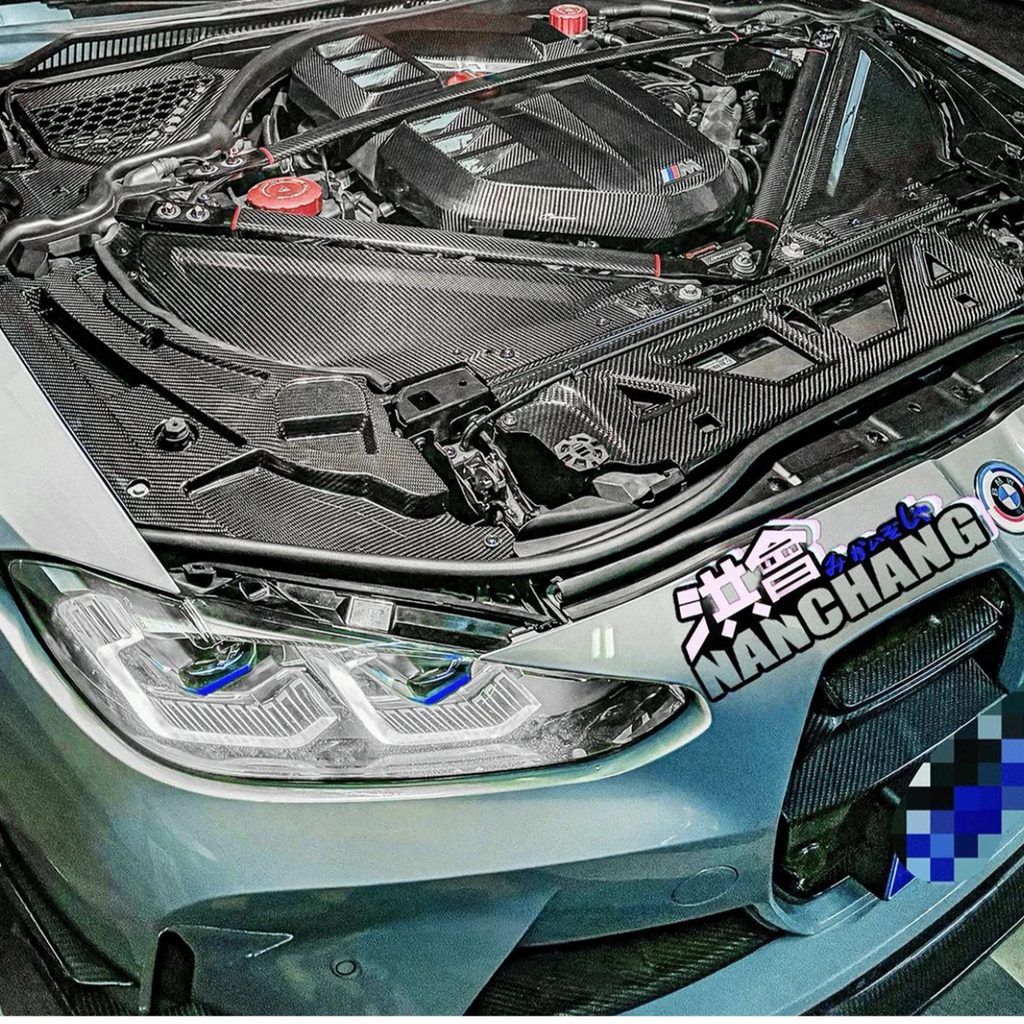 Carbon Fiber Headlamp Covers for BMW G80 G81 M3 G82 G83 M4 G87 M2
