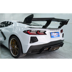 ZR Style Dry Carbon Fiber Rear Diffuser for Chevrolet Corvette C8