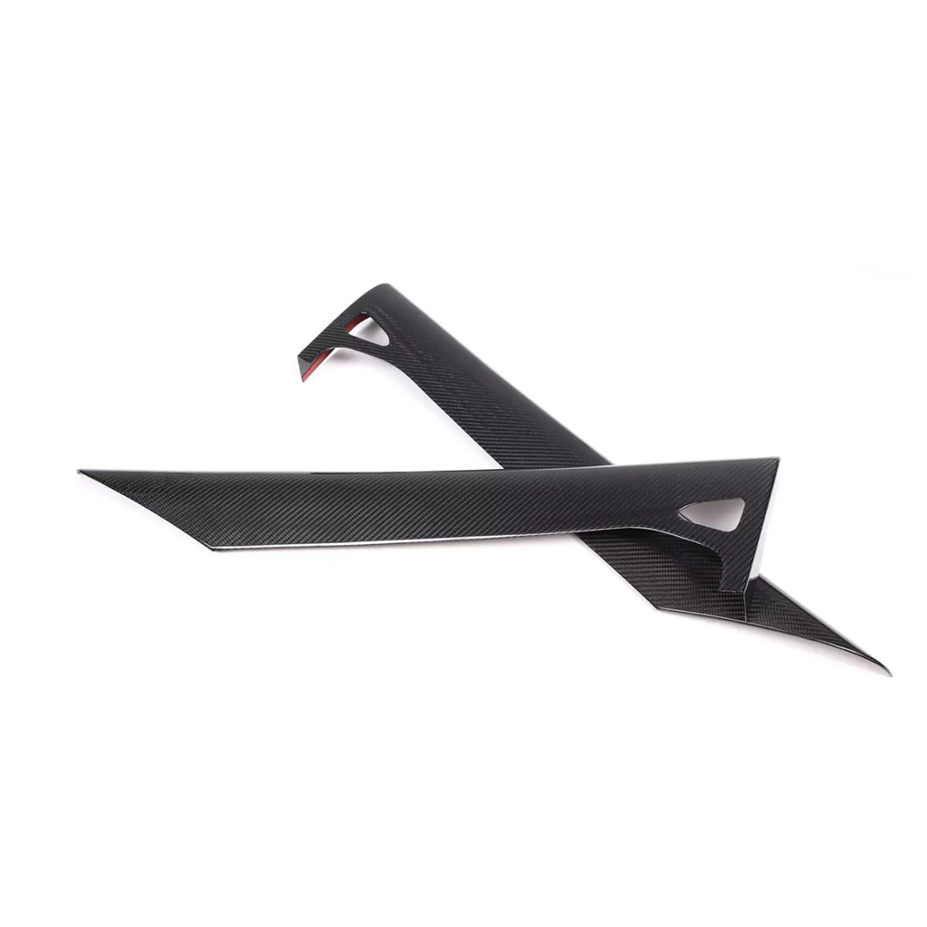 Carbon Fiber Interior Door Upper Panel Trim Cover for Chevrolet Corvette C8