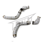 Stainless Catted Downpipe Heat Shield for BMW M5 F90 4.4T