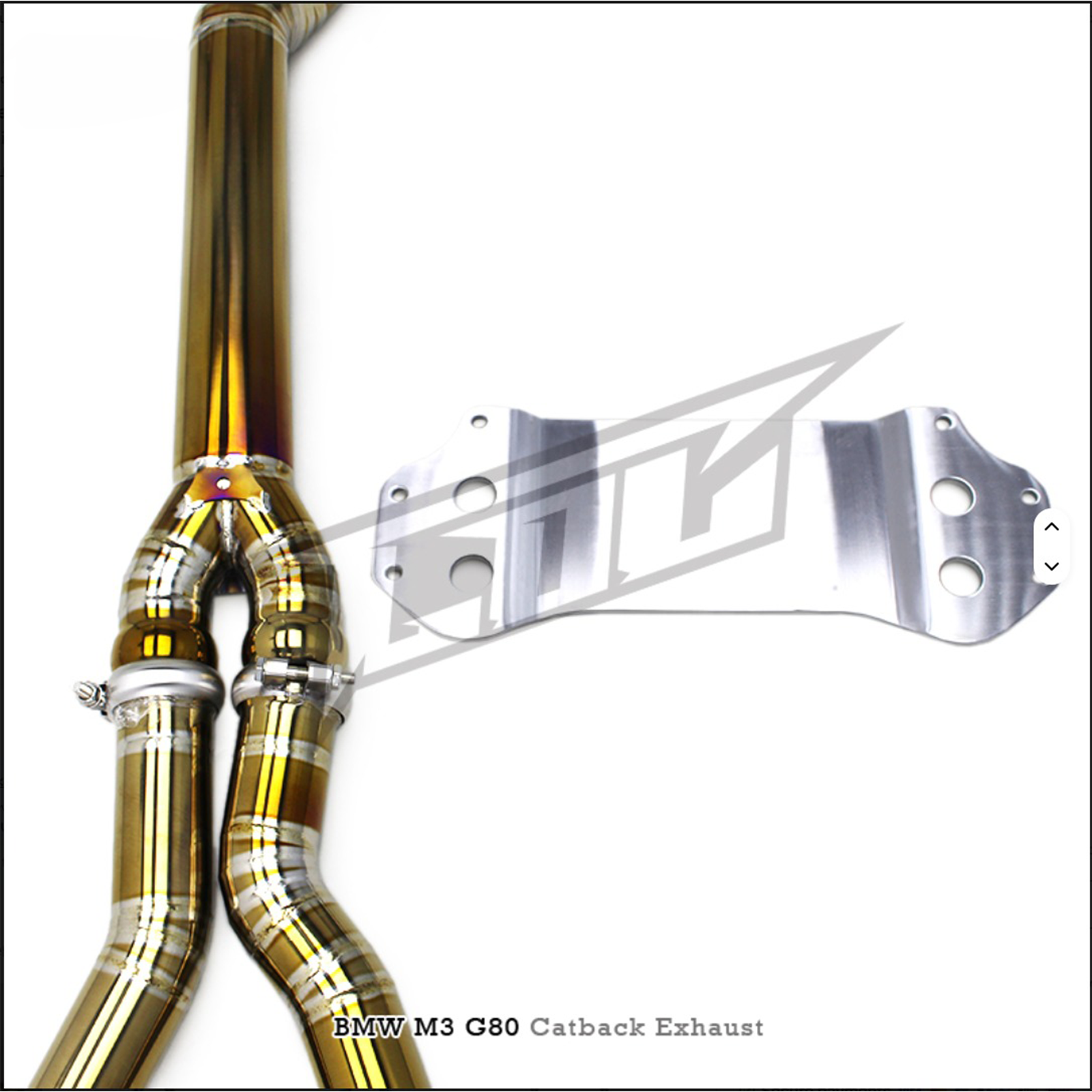 Valved Titanium Catback Exhaust System for BMW M3 M4 G80 G82 3.0T