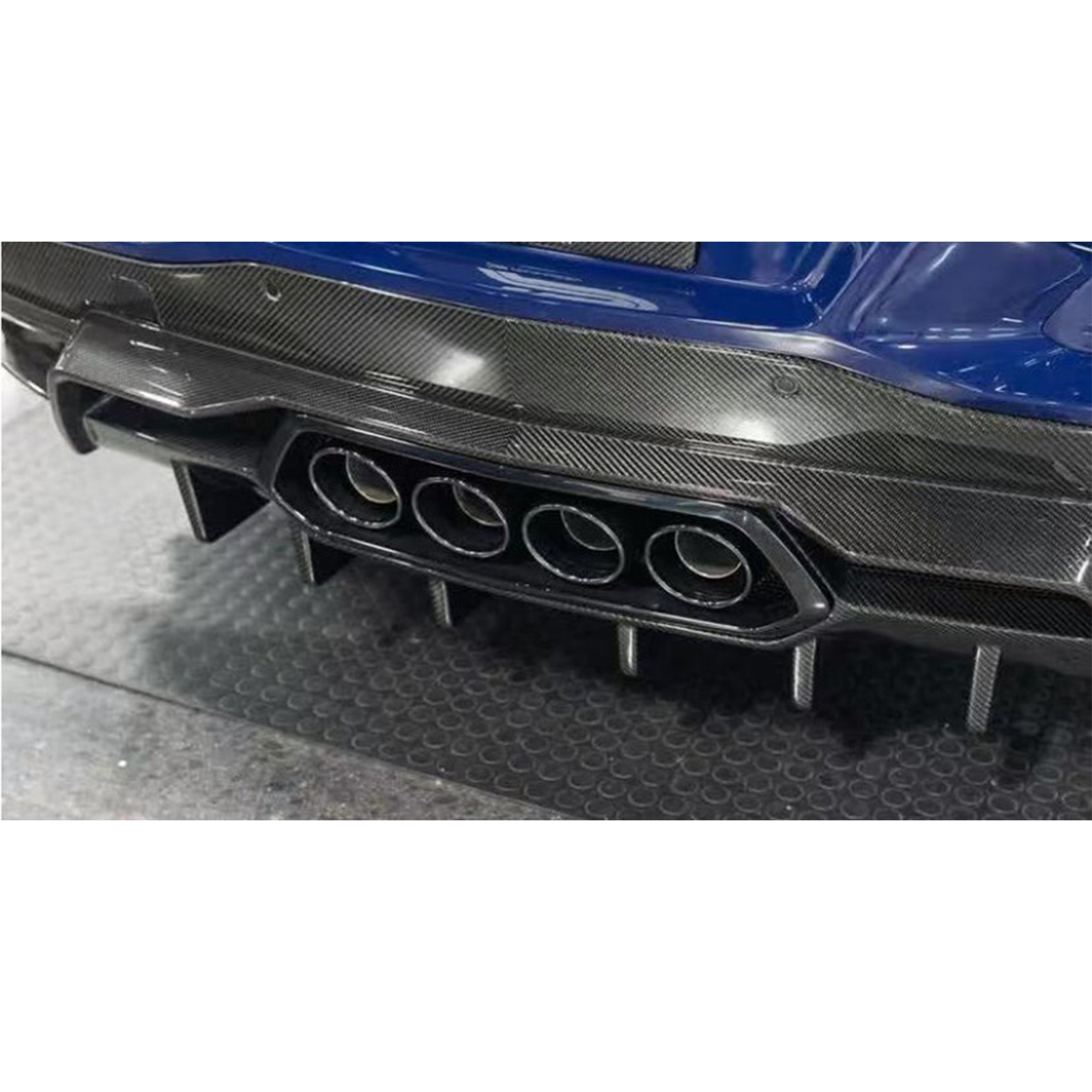 Dry Carbon Fiber Rear Diffuser for Chevrolet Corvette C8 Z06 ZR1