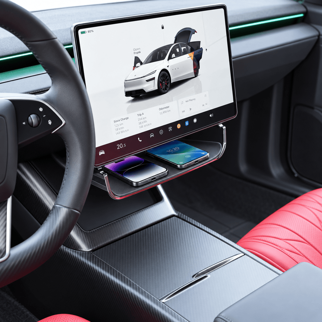 Under Center Screen Storage for Model 3 Highland / Model Y Juniper / Model YL