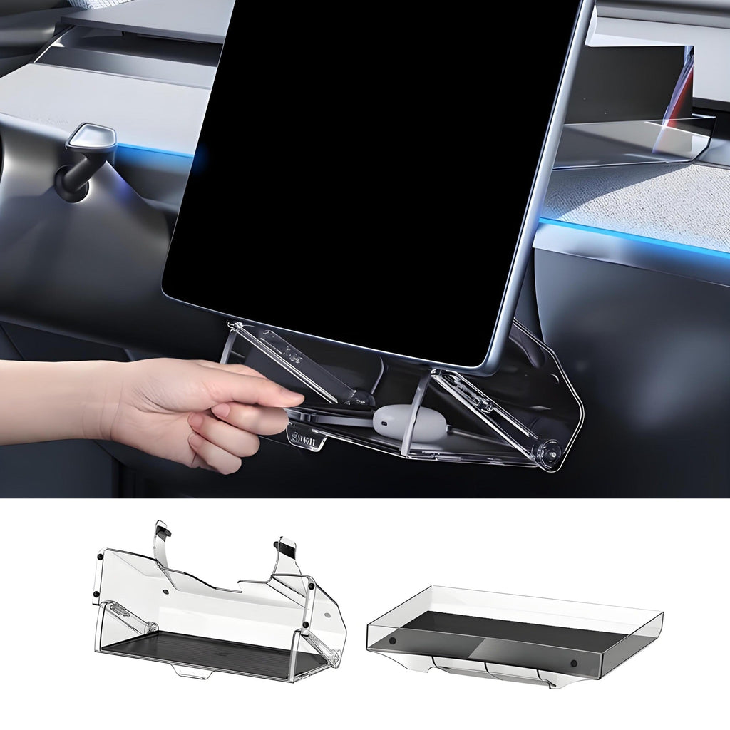 Under Screen Storage Organizer for Model Y Juniper & Model 3 Highland | TESERY