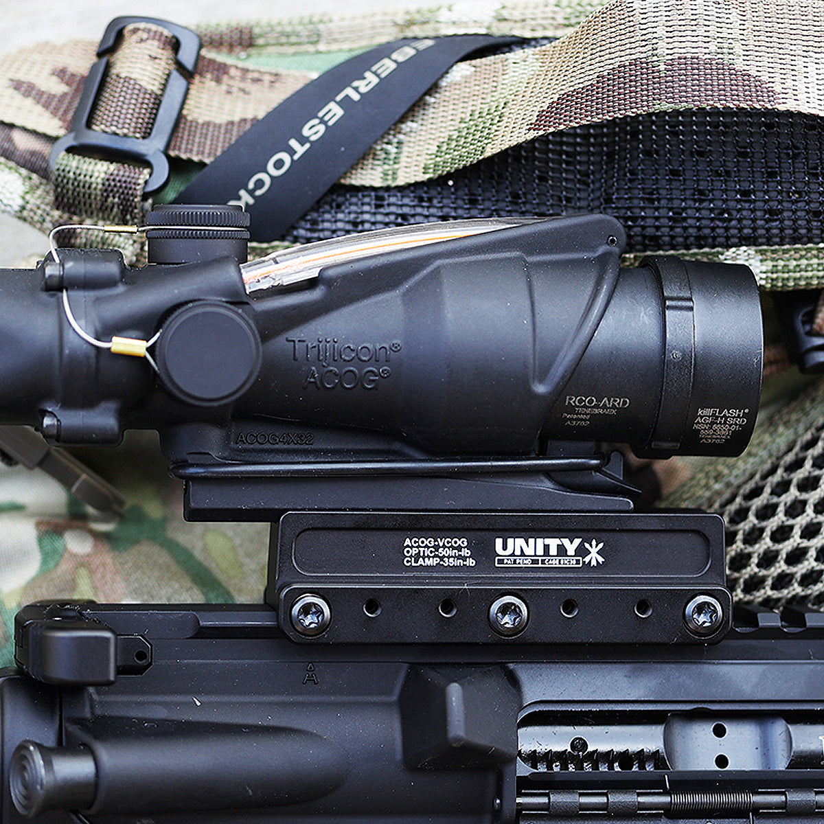 Unity ACOG Mount - 2.05" Mount for ACOG & VCOG Optics - Night Vision Ready