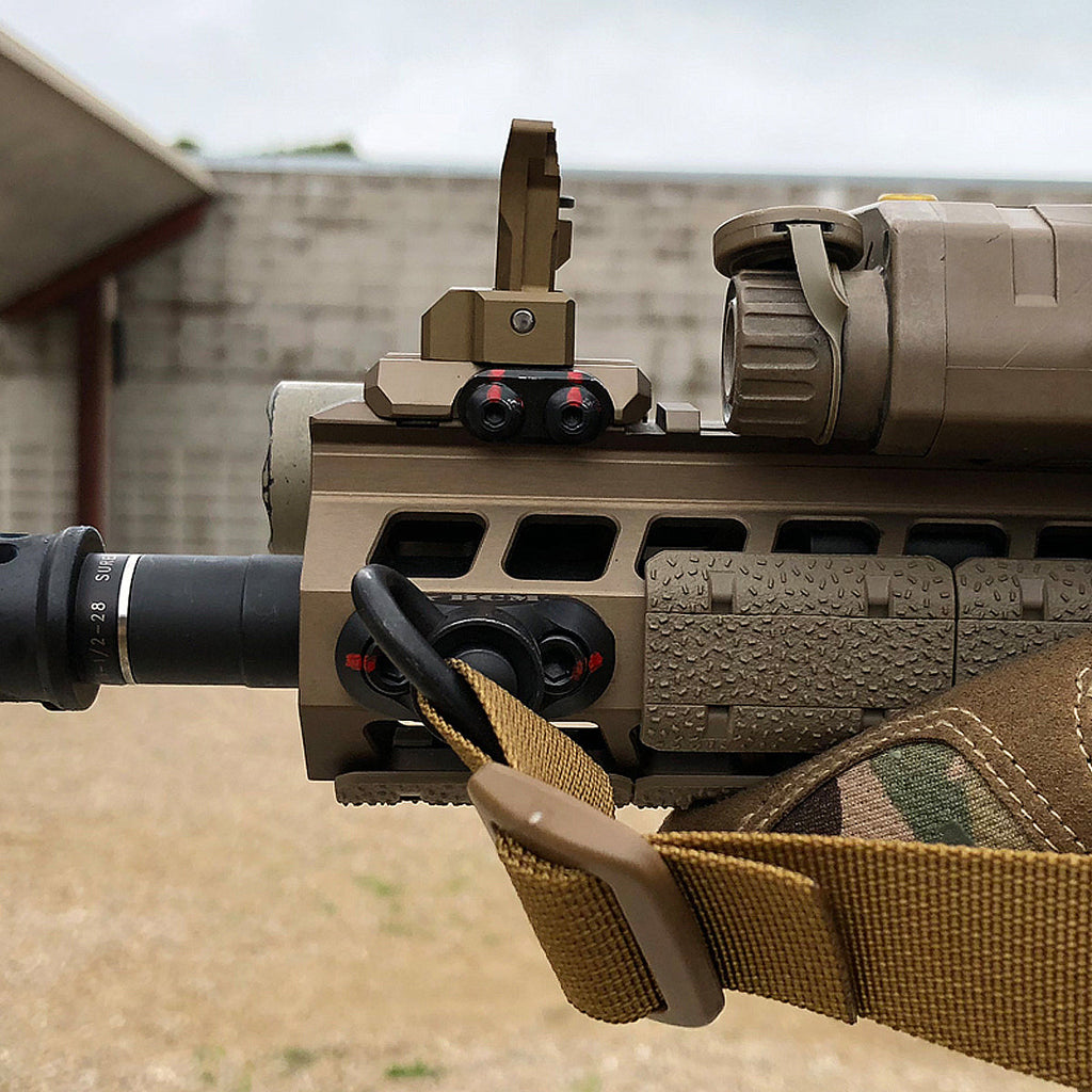 Unity Tactical FUSION Backup Iron Sight – Folding - Weapon Accessory