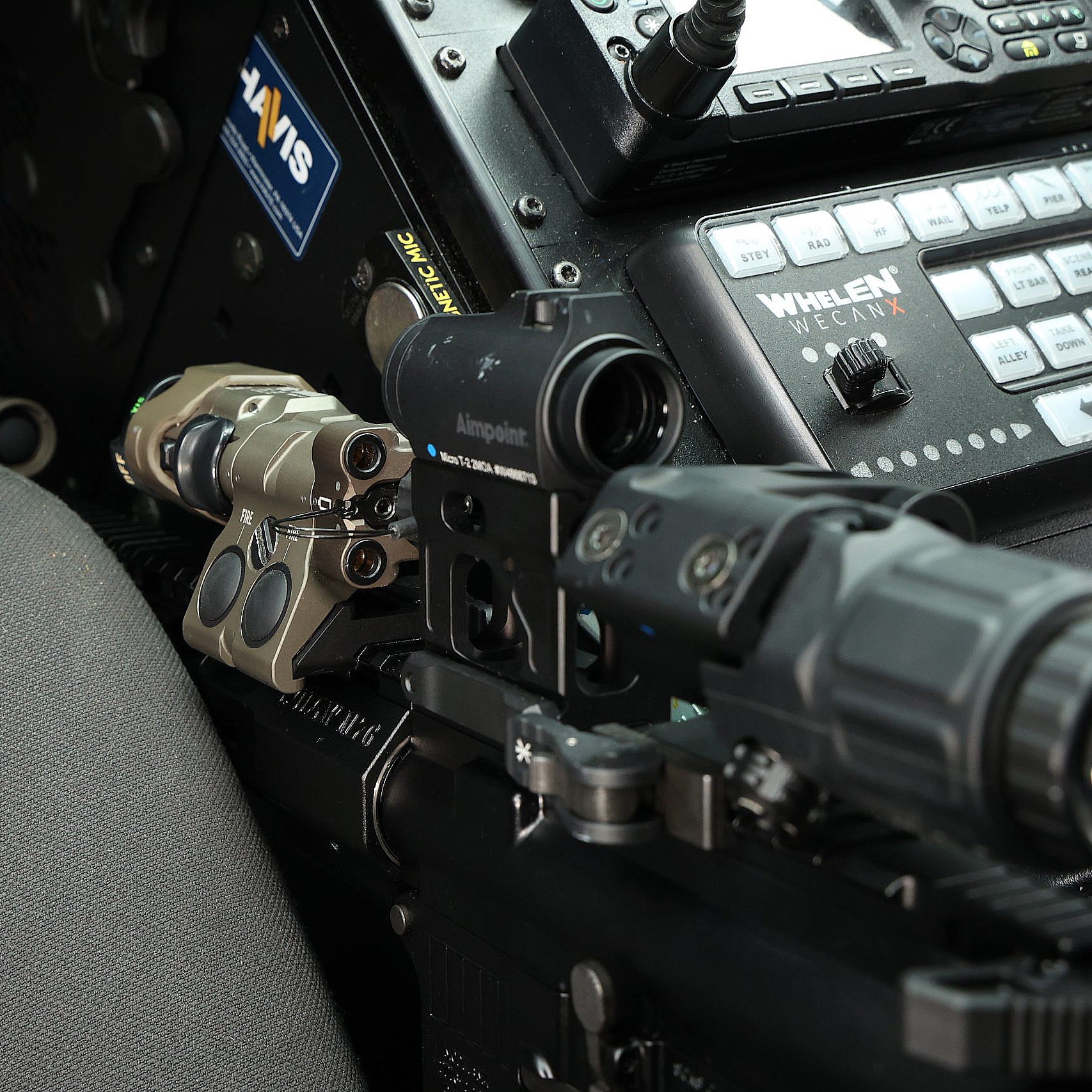 Unity Tactical RAXIS - In-Line MAWL Laser Mount - Rotates Laser for Snag-Free Stowage