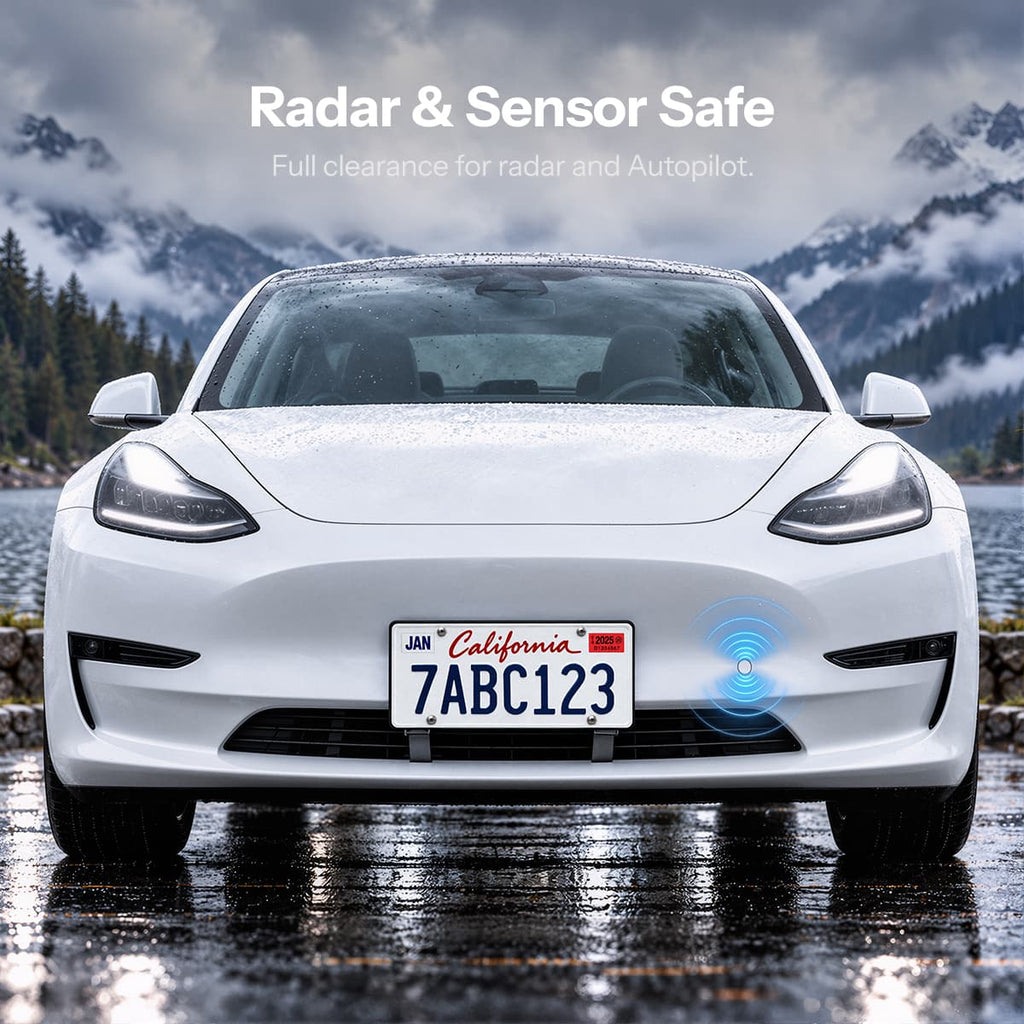 U.S. Standard Front License Plate Frame for Tesla Model 3/Y