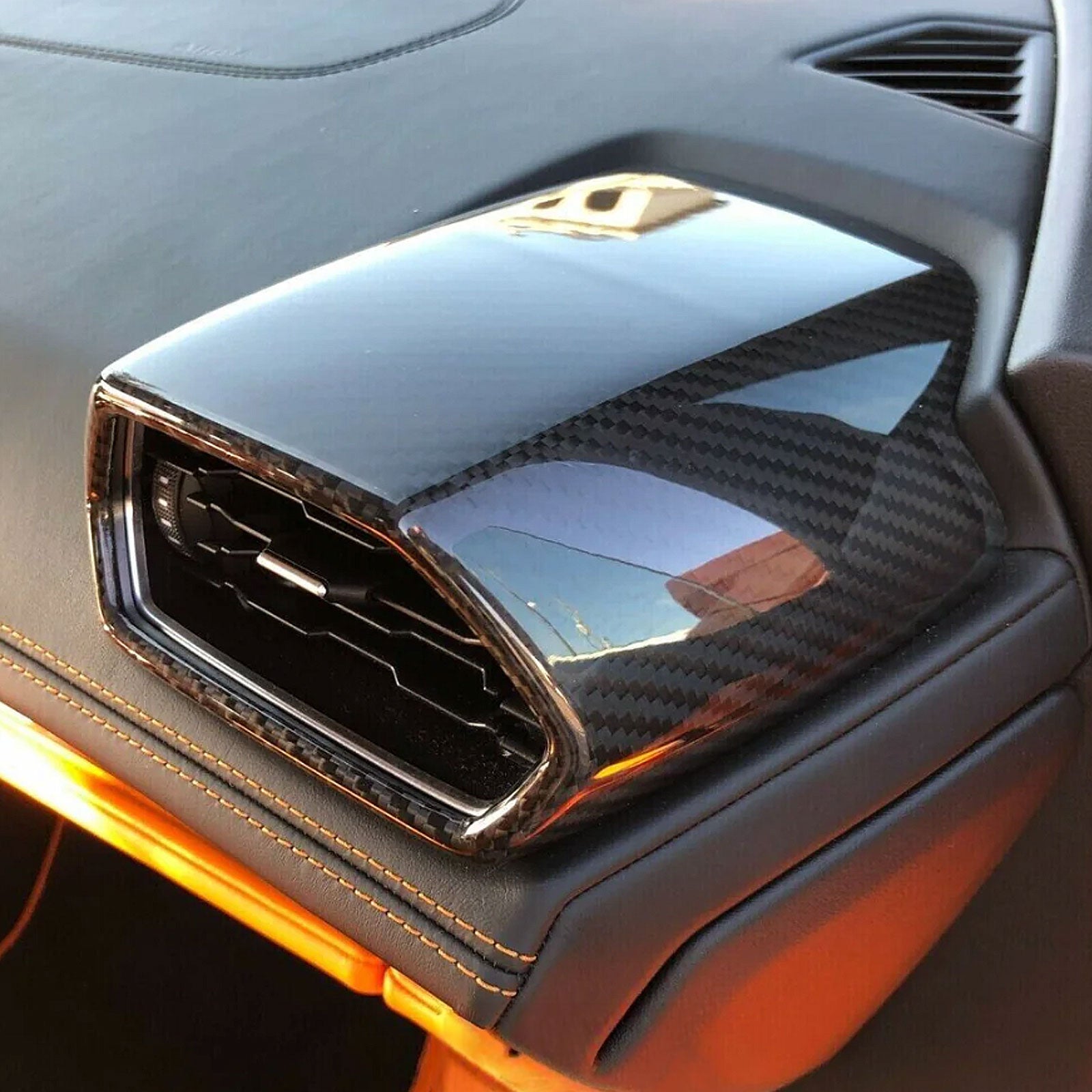 Carbon Fiber Air Vent AC Trim Replacement Set for Lamborghini Huracan