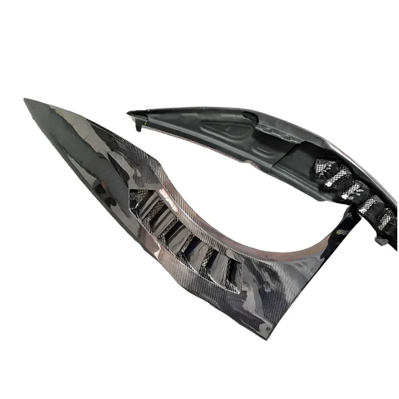 V Style Full Carbon Fiber Vented Front Fenders for Lamborghini Huracan LP 580 LP 610