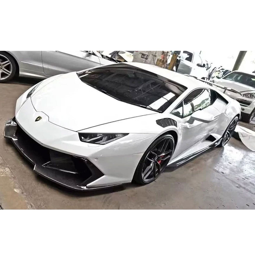V Style Full Carbon Fiber Vented Front Fenders for Lamborghini Huracan LP 580 LP 610