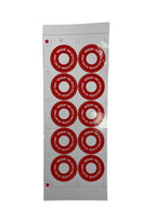 Kidde Miniature Sampling Point Label Red UL/FM Approved Sheet