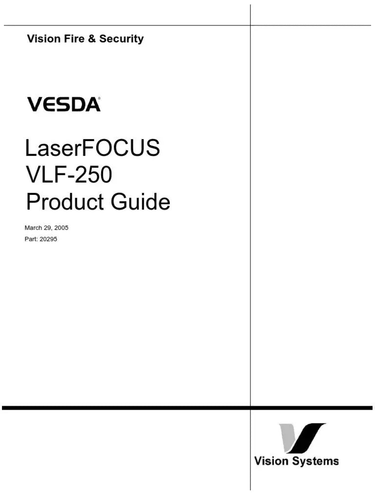 VESDA XCL LB Flow Cap by Kidde High Sensitivity Fire Safety