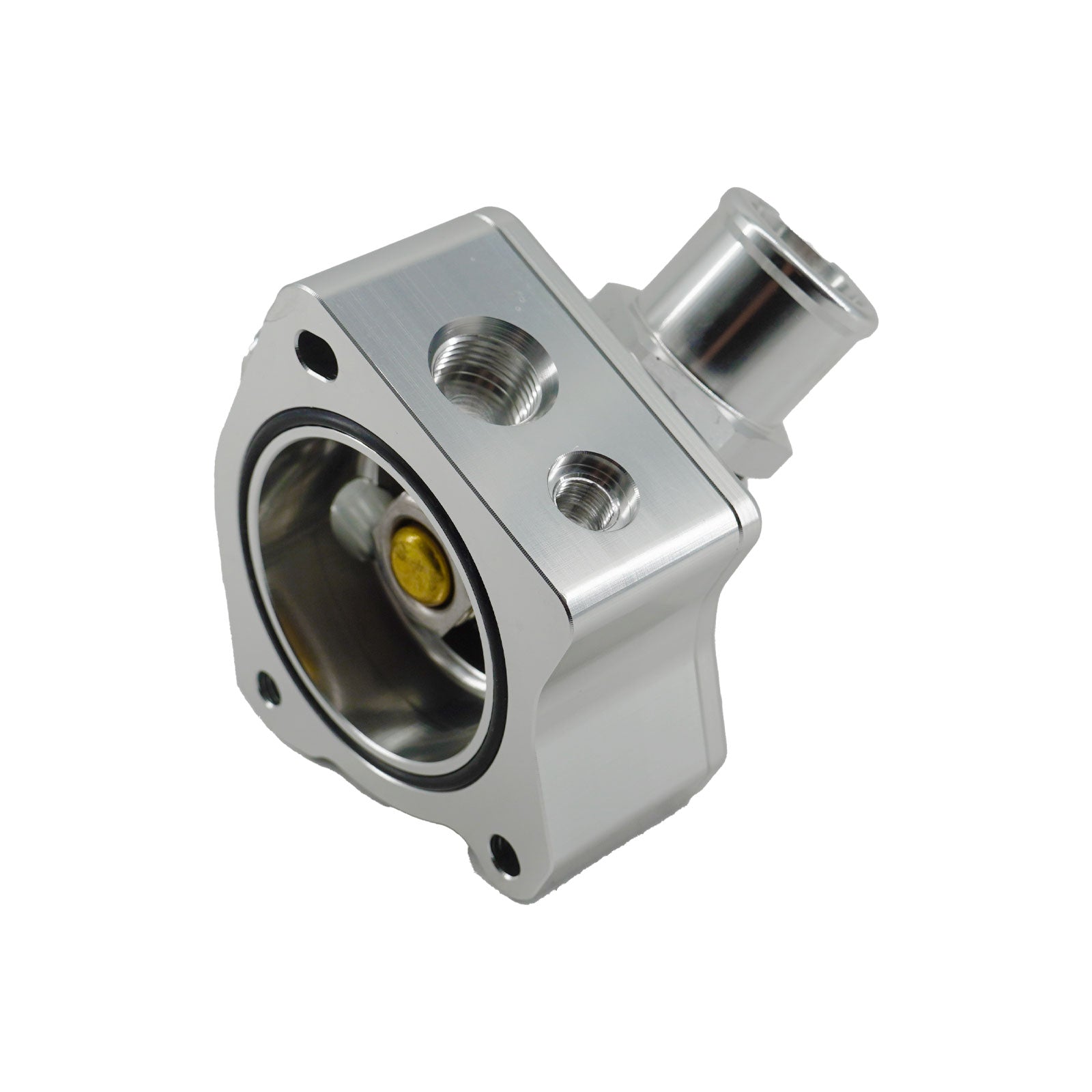 K20 K24 K Series Direct Water Pump Mount V2 Swivel Neck Thermostat Housing 16AN