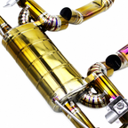 Titanium Valved Catback Exhaust System for Mercedes Benz GLE63 AMG W167 4.0T