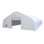 W60'xL120'xH27' Double Truss Storage Shelter, Reinforced Series