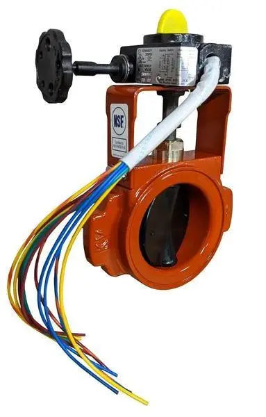 Viking Wafer Butterfly Valve With Switch for Remote Control