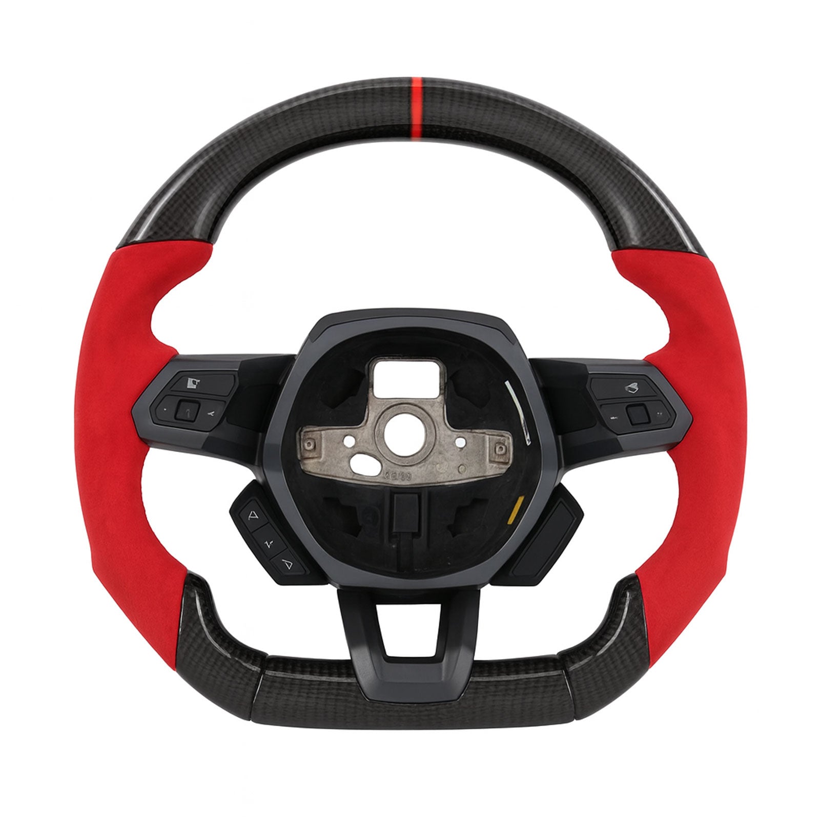 Custom Alcantara Red Steering Wheel for Lamborghini Huracan LP580 LP610 LP640 EVO STO