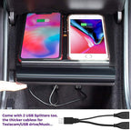 Center Console Wireless Charger for Tesla Model 3